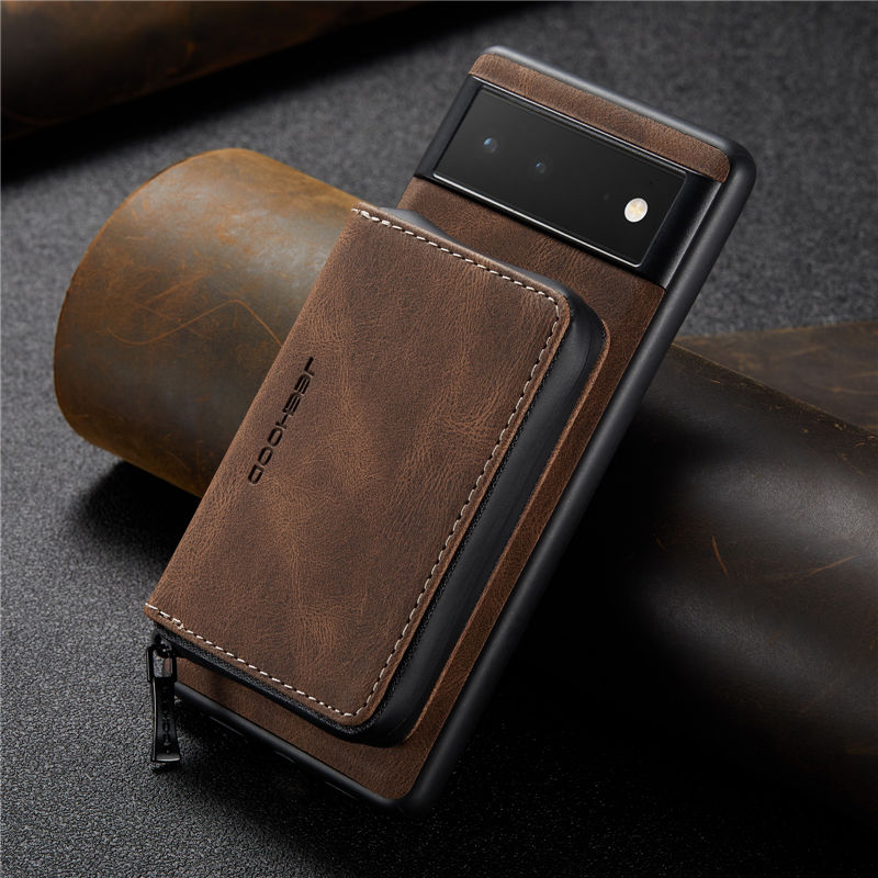 JEEHOOD Google Pixel 6 Pro Wallet Case
