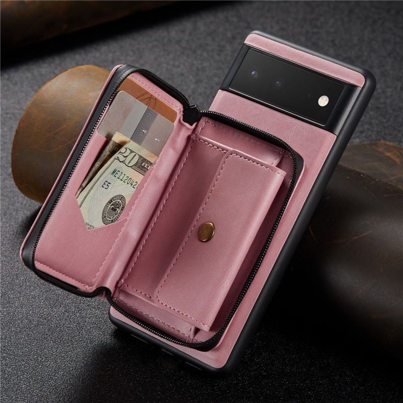 JEEHOOD Google Pixel 5A 5G Wallet Case