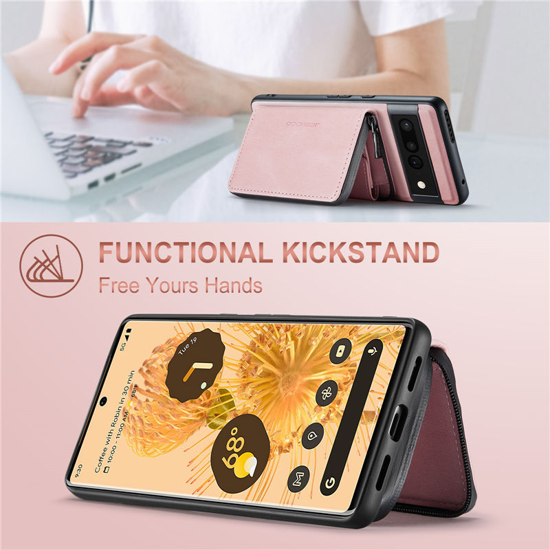 JEEHOOD Google Pixel 7 Wallet Case