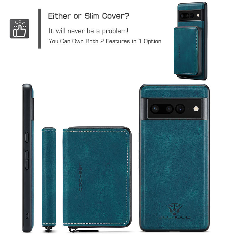 JEEHOOD Google Pixel 7A Wallet Case