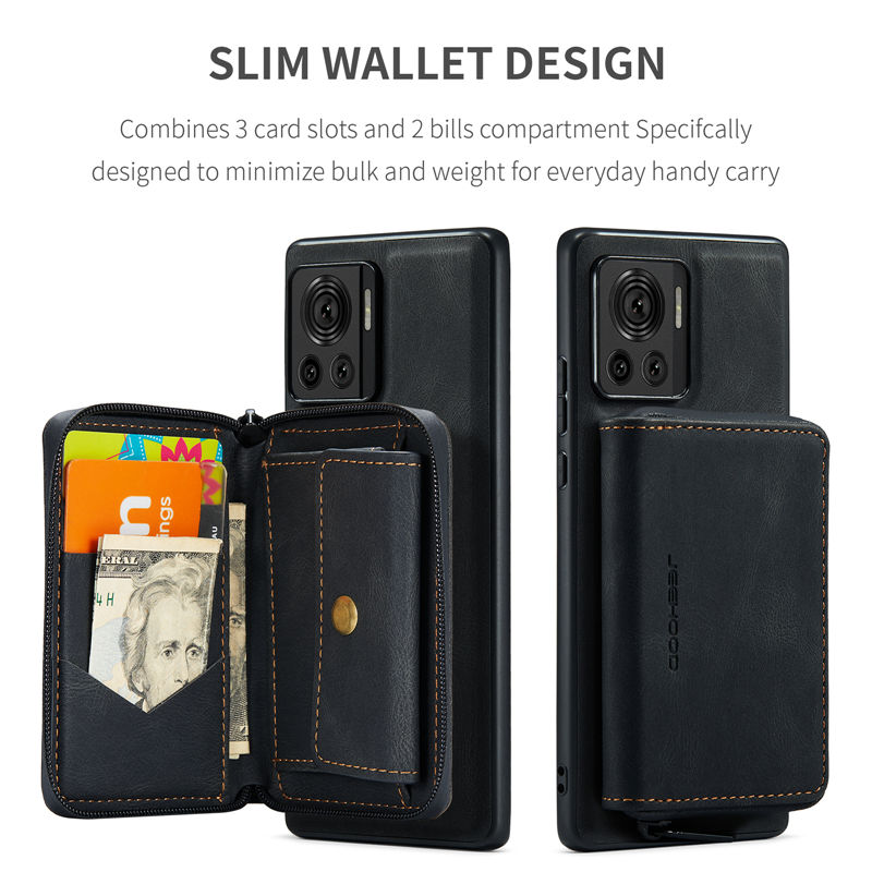 JEEHOOD Motorola Edge 30 Ultra/Moto X30 Pro 5G Wallet Case