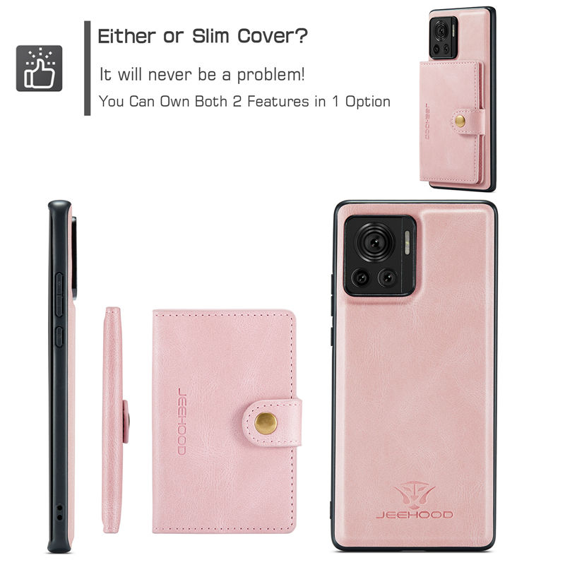 JEEHOOD Motorola Edge 30 Ultra/Moto X30 Pro 5G Wallet Case