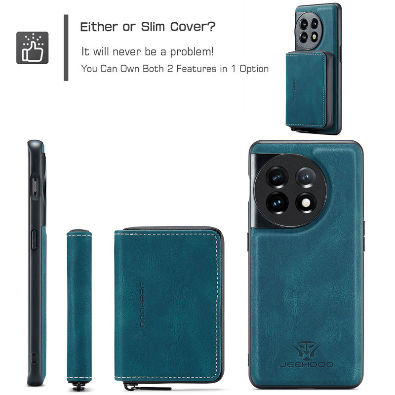 JEEHOOD OnePlus 11 Wallet Case