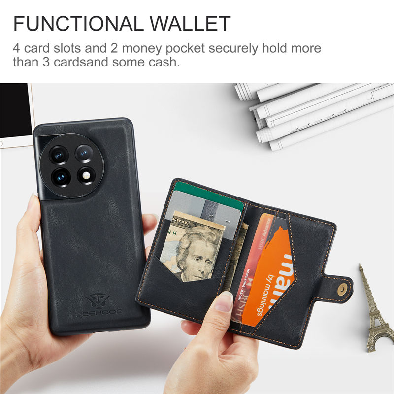 JEEHOOD OnePlus Nord 2 5G Wallet Case