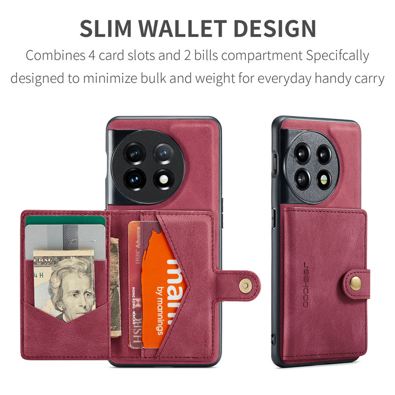 JEEHOOD OnePlus Nord N200 5G Wallet Case