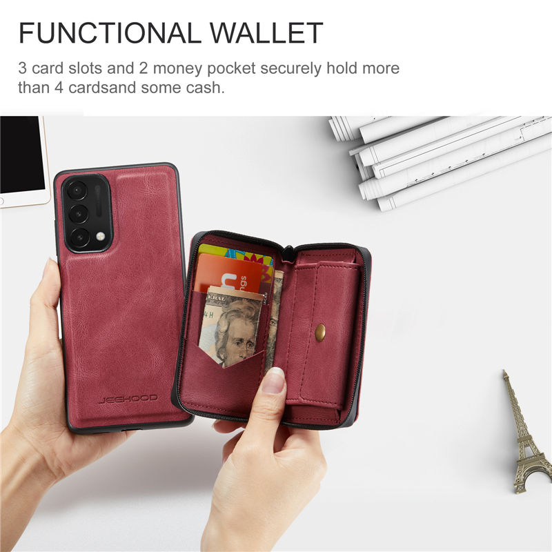 JEEHOOD OnePlus Nord 2 5G Wallet Case