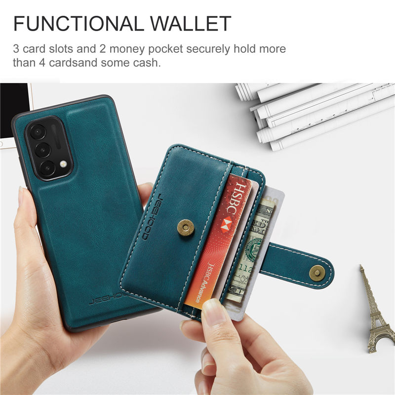 JEEHOOD OnePlus Nord 2 Wallet Case