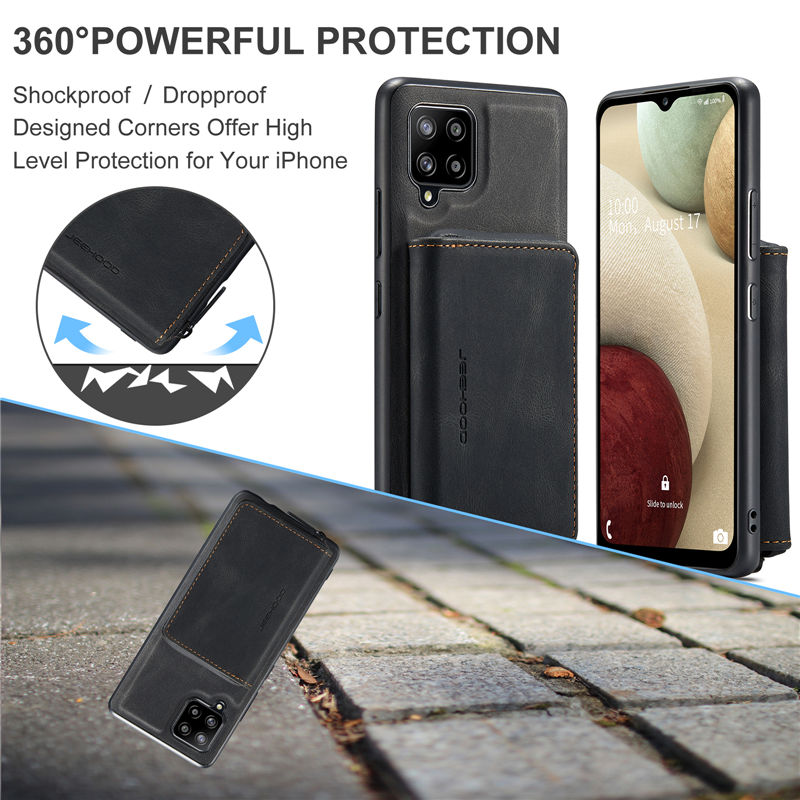 JEEHOOD Samsung Galaxy A42 5G Wallet Case