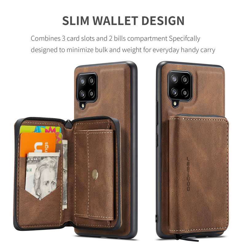 JEEHOOD Samsung Galaxy A12 5G Wallet Case