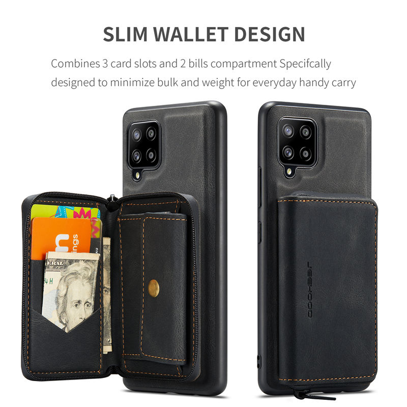 JEEHOOD Samsung Galaxy A42 5G Wallet Case