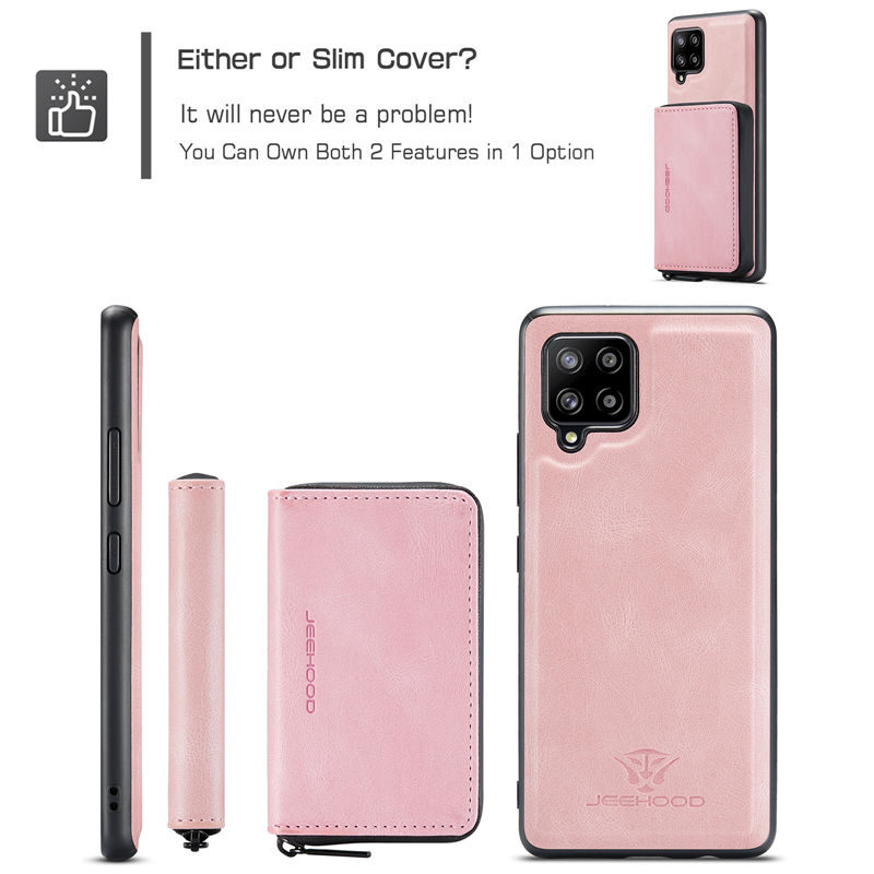 JEEHOOD Samsung Galaxy A22 4G Wallet Case