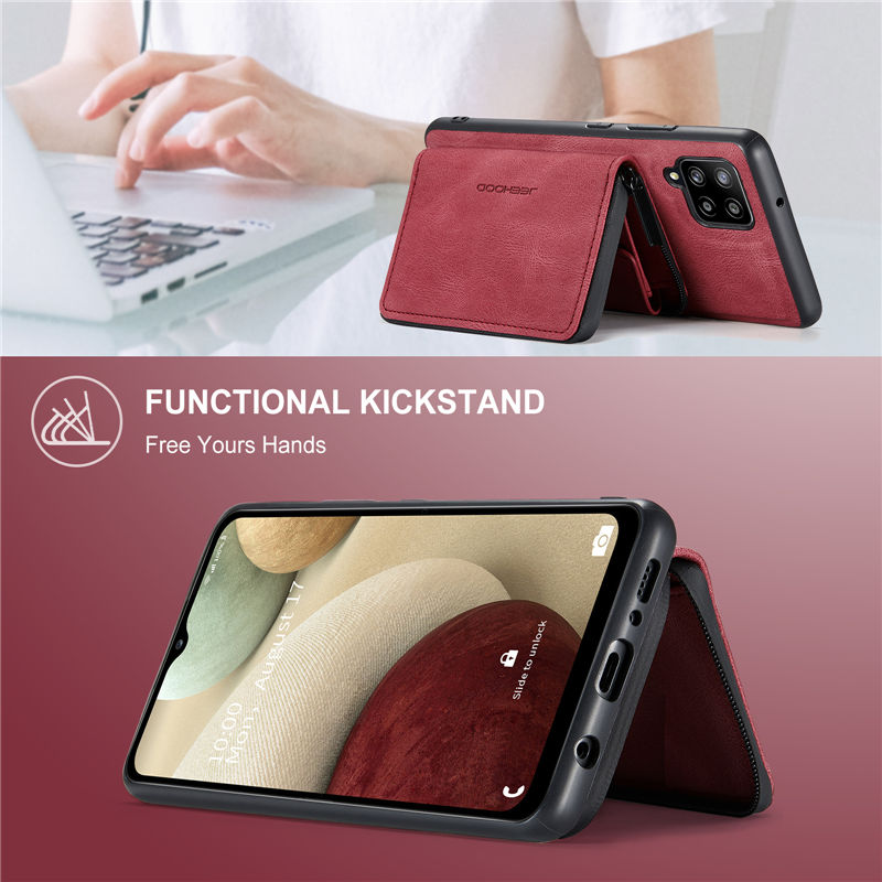 JEEHOOD Samsung Galaxy A22 4G Wallet Case