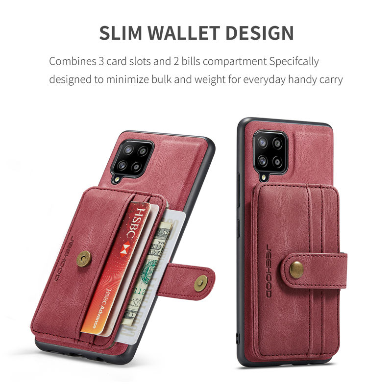 JEEHOOD Samsung Galaxy A22 4G Wallet Case