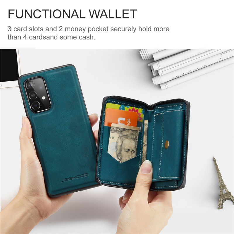 JEEHOOD Samsung Galaxy A32 4G Wallet Case
