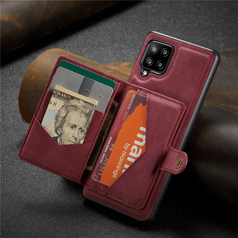 JEEHOOD Samsung Galaxy A42 5G Wallet Case