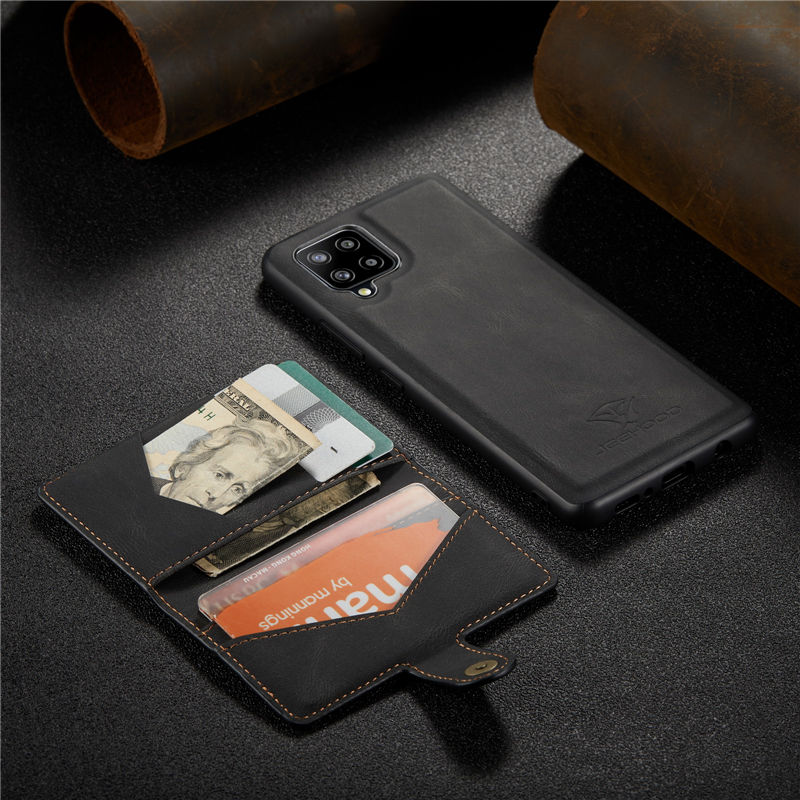 JEEHOOD Samsung Galaxy A42 5G Wallet Case