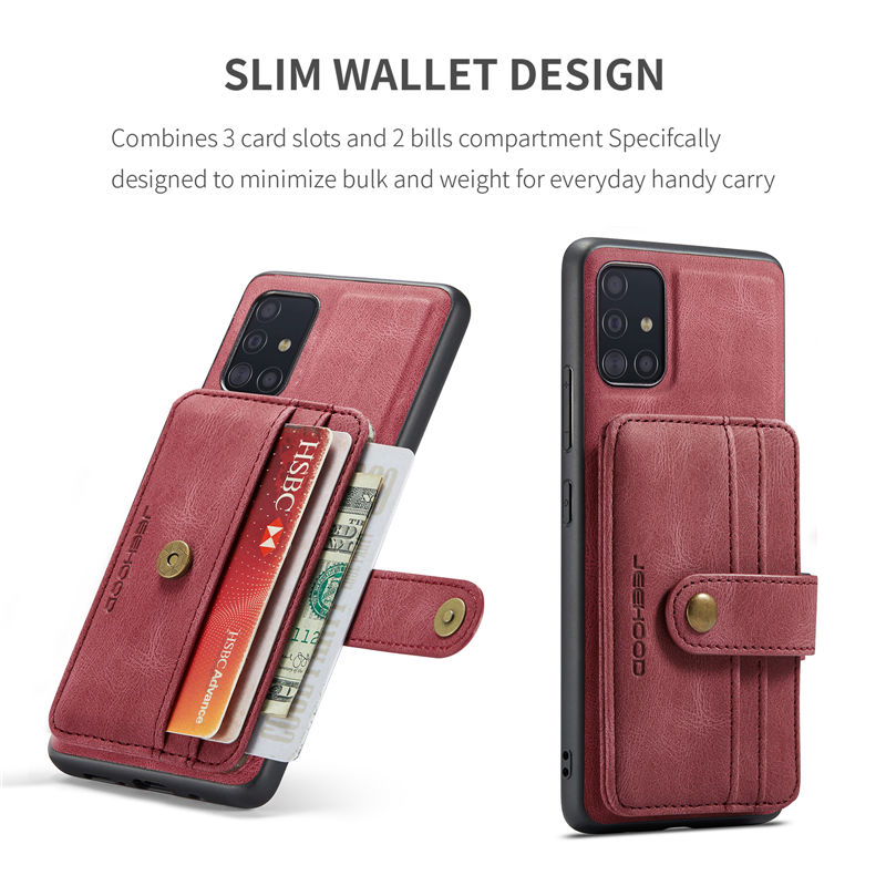 JEEHOOD Samsung Galaxy A51 5G Wallet Case