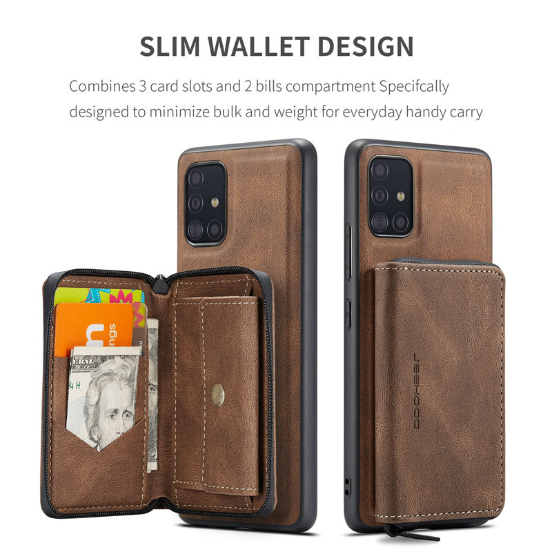 JEEHOOD Samsung Galaxy A71 5G Wallet Case