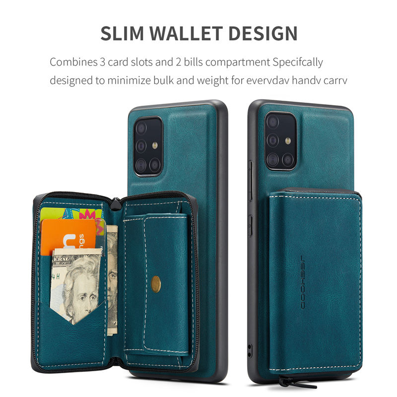 JEEHOOD Samsung Galaxy A51 5G Wallet Case