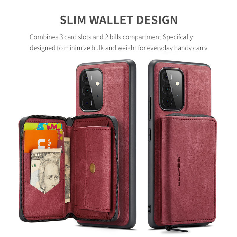 JEEHOOD Samsung Galaxy A72 Wallet Case
