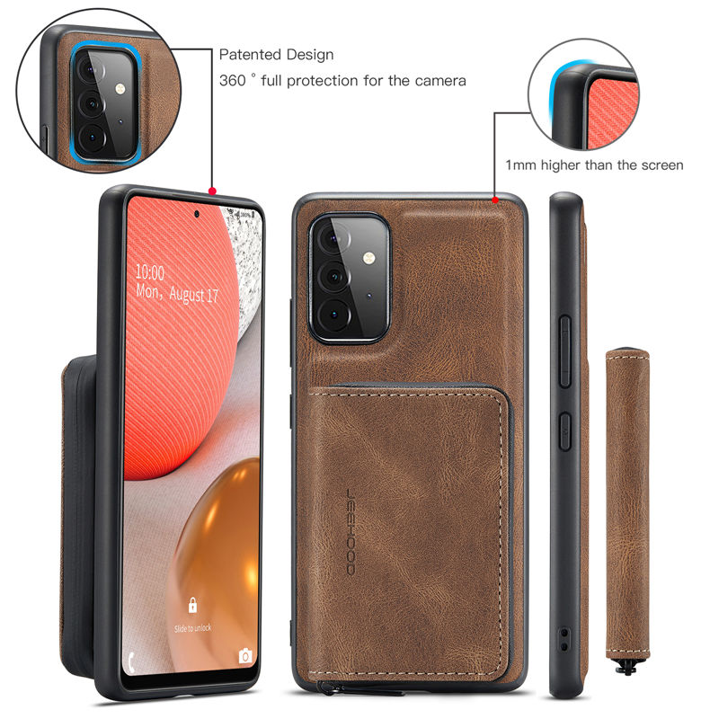 JEEHOOD Samsung Galaxy A72 Wallet Case