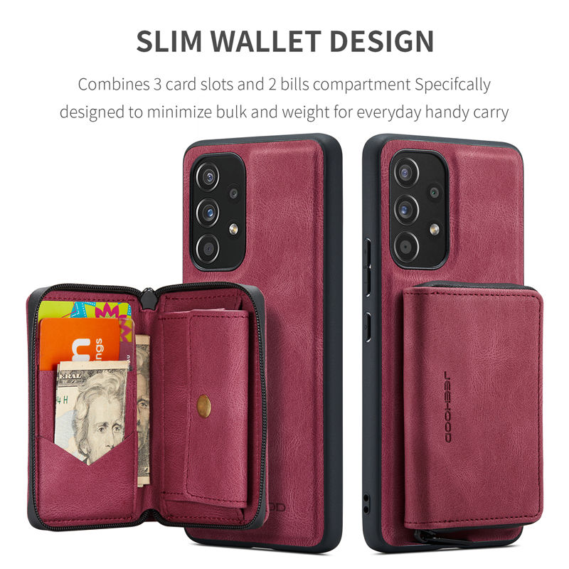 JEEHOOD Samsung Galaxy A53 5G Wallet Case