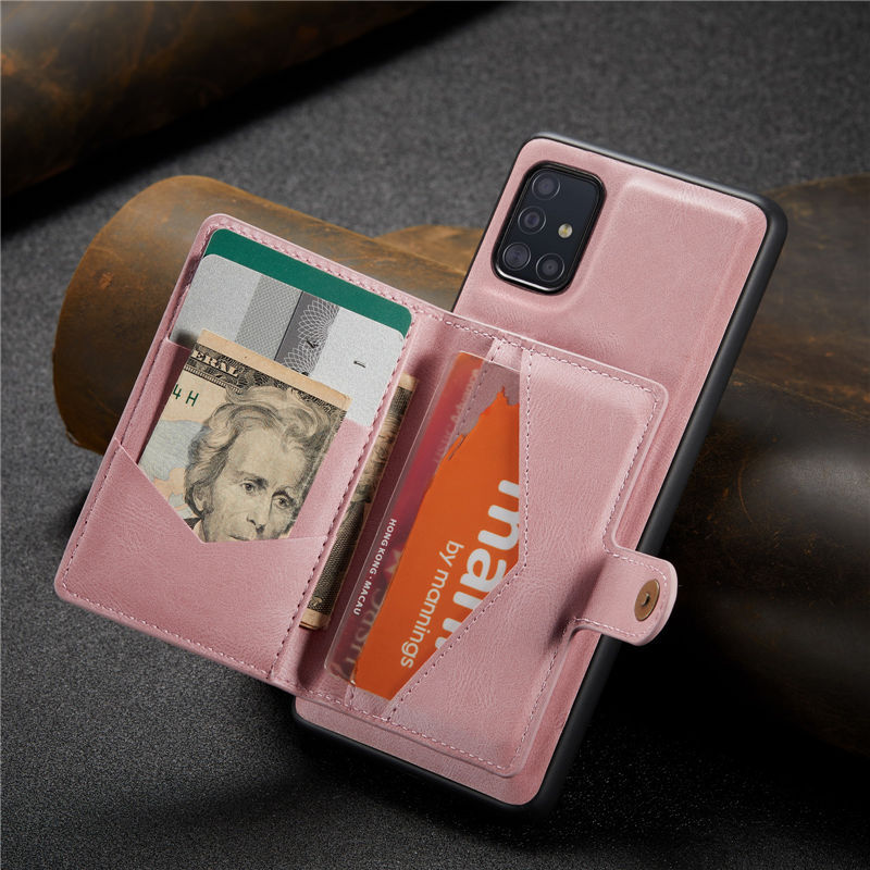 JEEHOOD Samsung Galaxy A71 5G Wallet Case