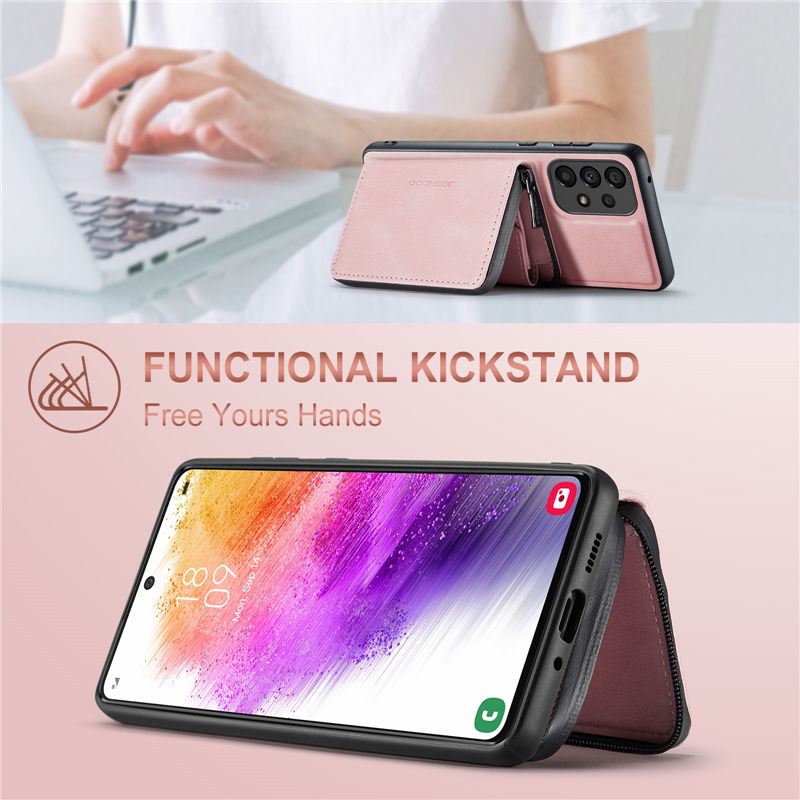 JEEHOOD Samsung Galaxy A73 5G Wallet Case