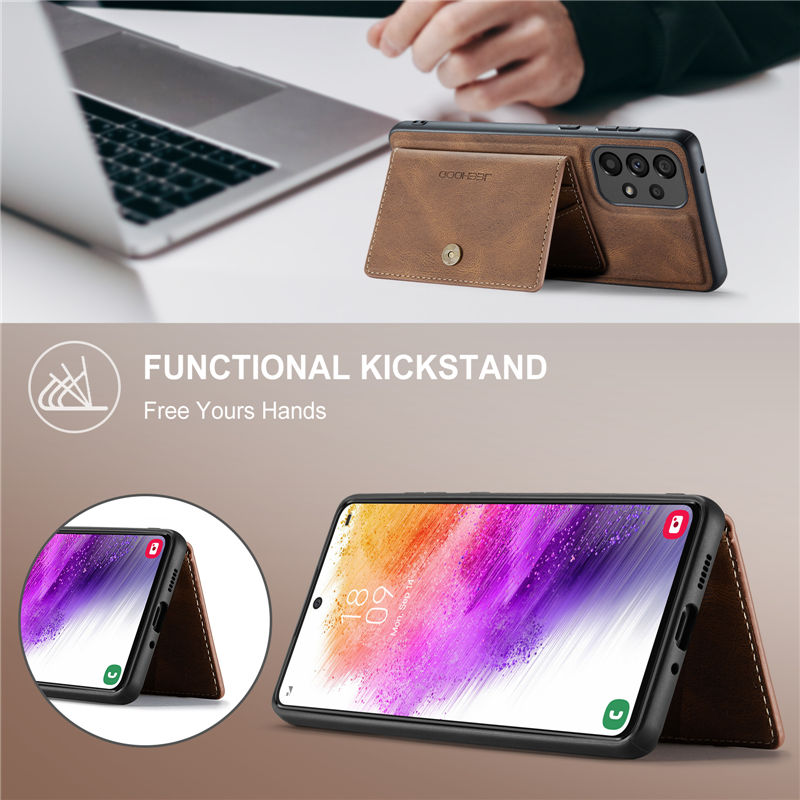 JEEHOOD Samsung Galaxy A73 5G Wallet Case