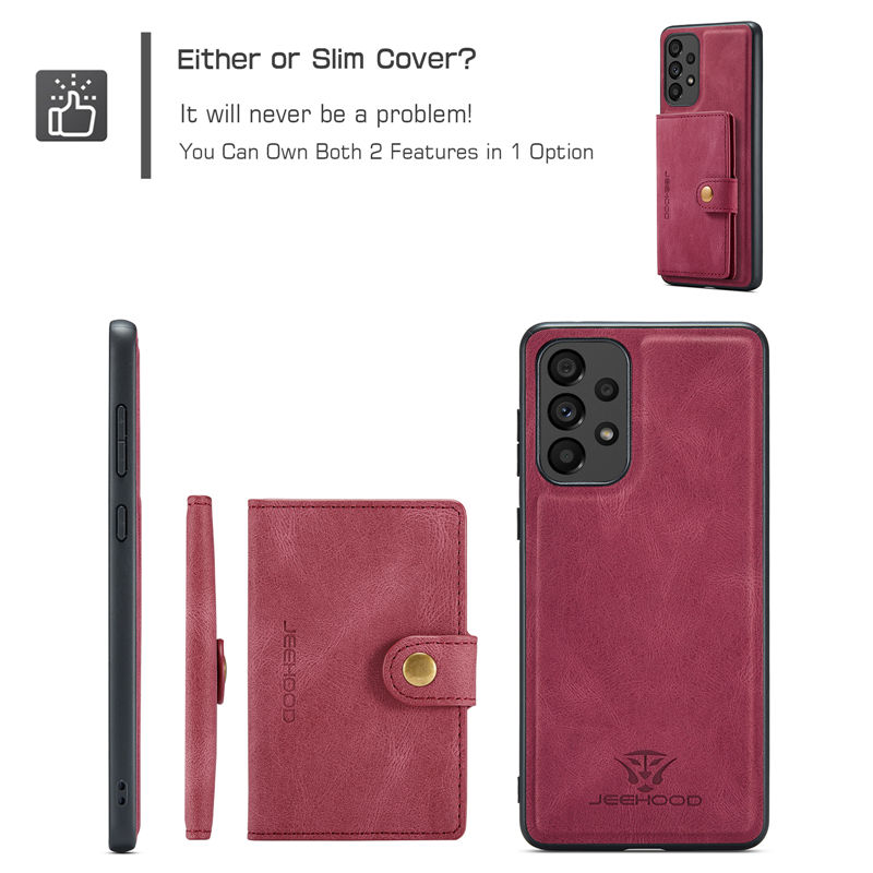 JEEHOOD Samsung Galaxy A73 5G Wallet Case