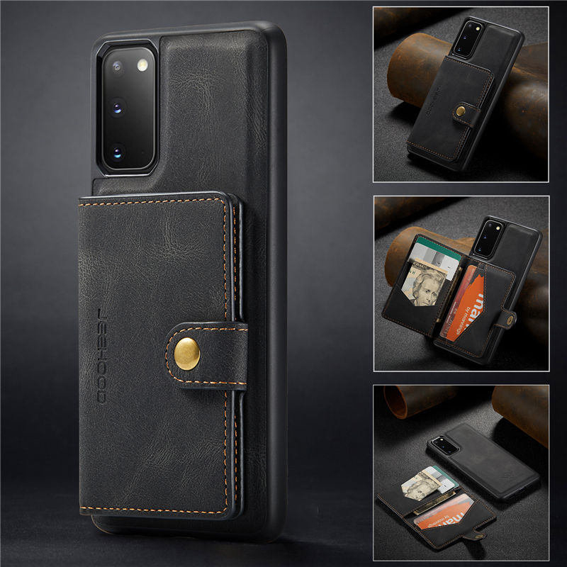 JEEHOOD Samsung Galaxy S20 Plus Wallet Case