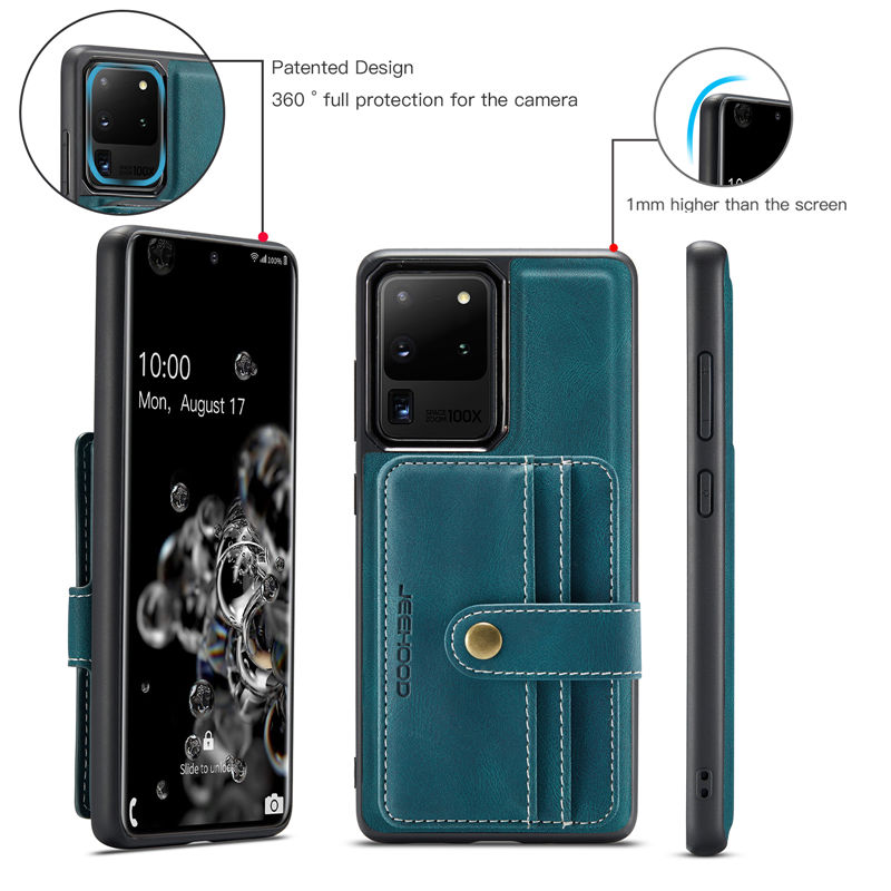 JEEHOOD Samsung Galaxy S20 Plus Wallet Case