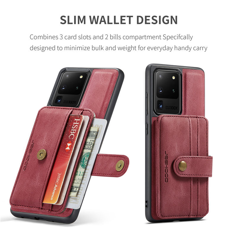JEEHOOD Samsung Galaxy S20 Wallet Case