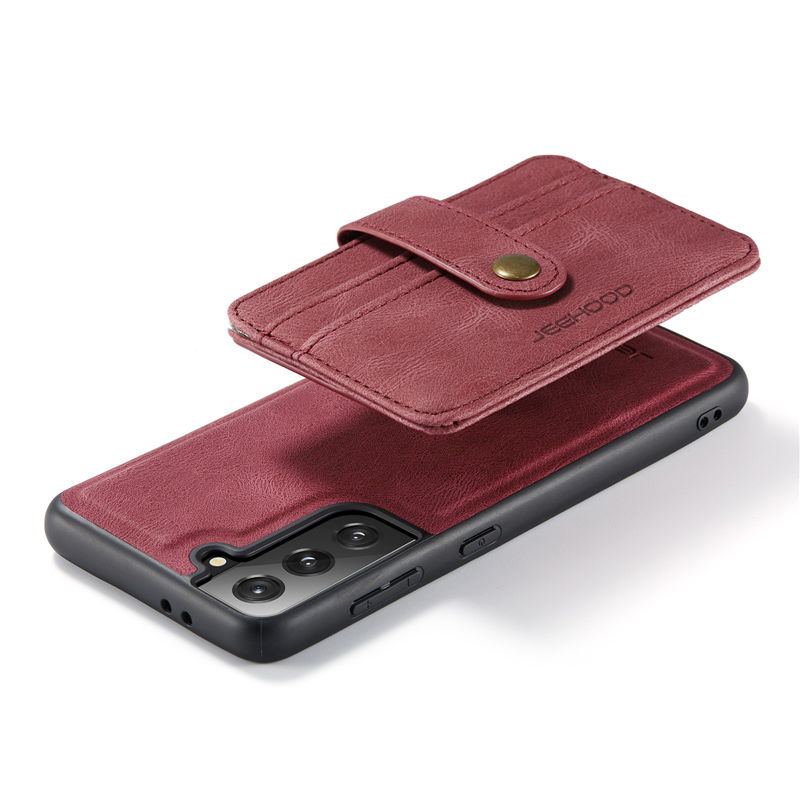 JEEHOOD Samsung Galaxy S21 FE Wallet Case