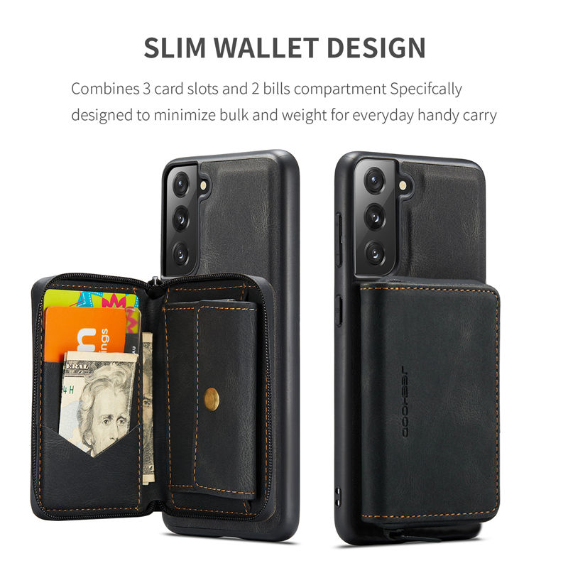 JEEHOOD Samsung Galaxy S21 Plus Wallet Case