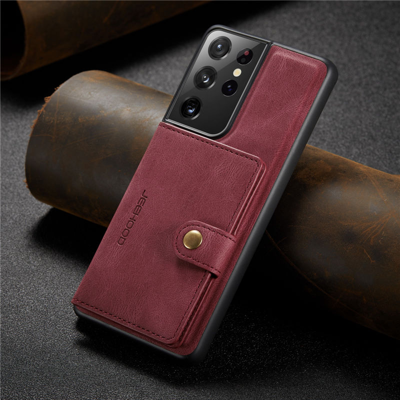 JEEHOOD Samsung Galaxy S21 Ultra Wallet Case