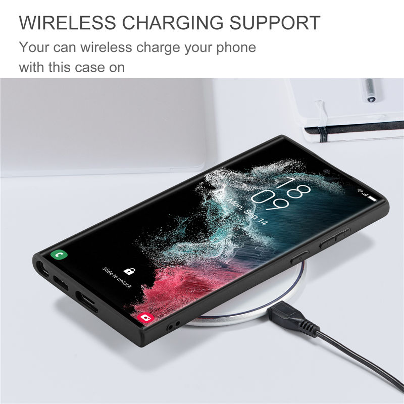 JEEHOOD Samsung Galaxy S22 Ultra Wallet Case