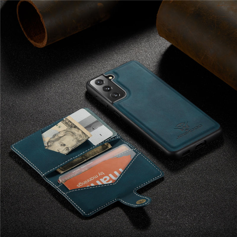 JEEHOOD Samsung Galaxy S22 Plus Wallet Case