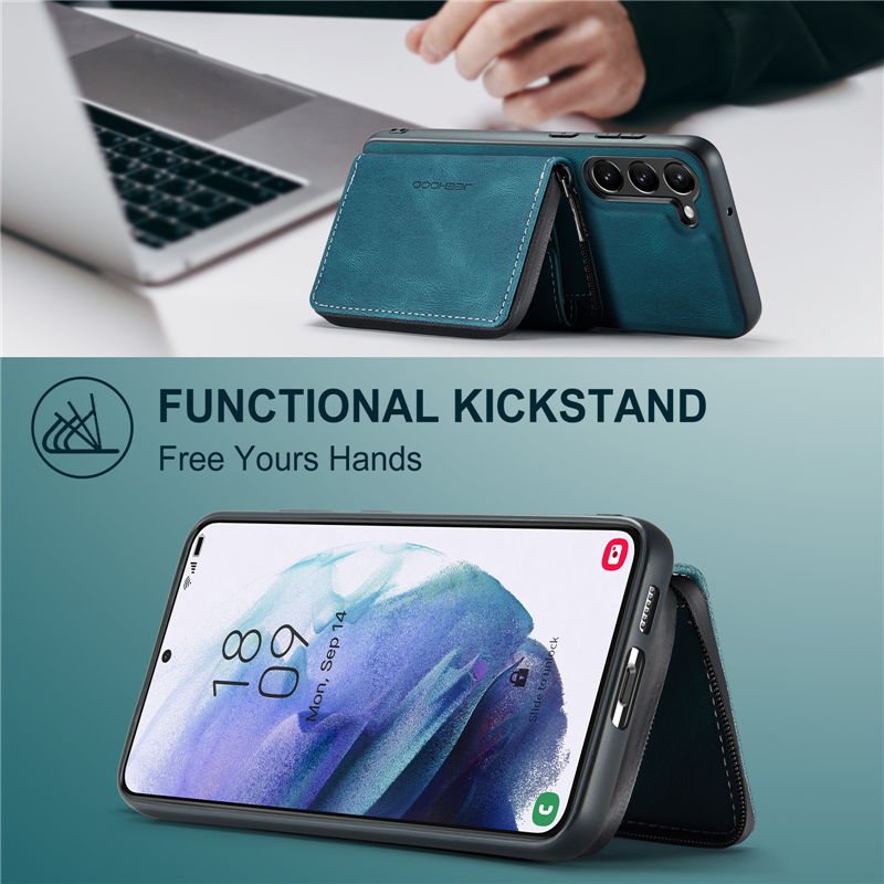 JEEHOOD Samsung Galaxy S24 Plus Wallet Case