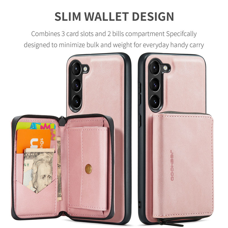 JEEHOOD Samsung Galaxy S23 Plus Wallet Case