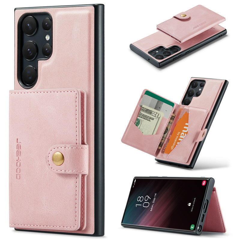JEEHOOD Samsung Galaxy S23 Ultra 2-in-1 Magnetic Wallet Case JEEHOOD Samsung Galaxy S23 Ultra 2-in-1 Magnetic Wallet Case