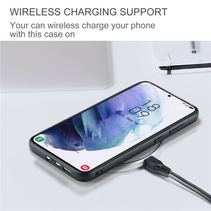 JEEHOOD Samsung Galaxy S23 Plus 2-in-1 Magnetic Wallet Case
