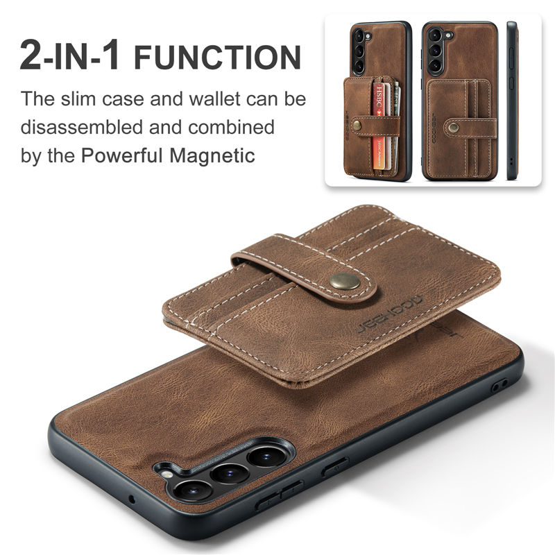 JEEHOOD Samsung Galaxy S23 Wallet Case