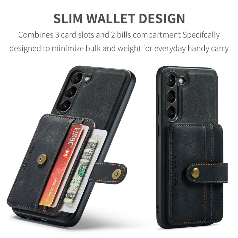 JEEHOOD Samsung Galaxy S23 FE Wallet Case