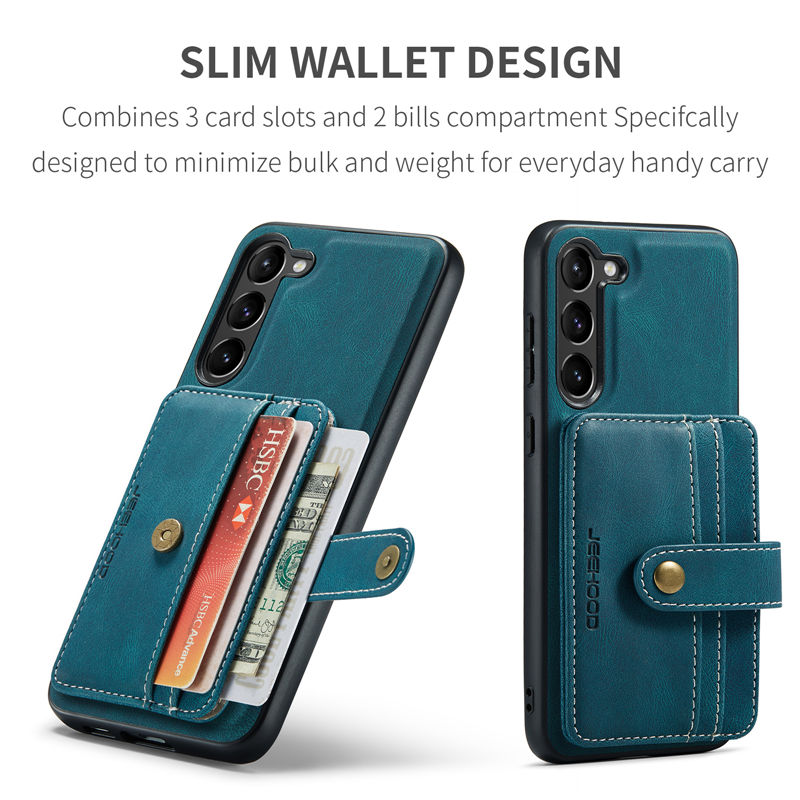 JEEHOOD Samsung Galaxy S24 Plus Wallet Case