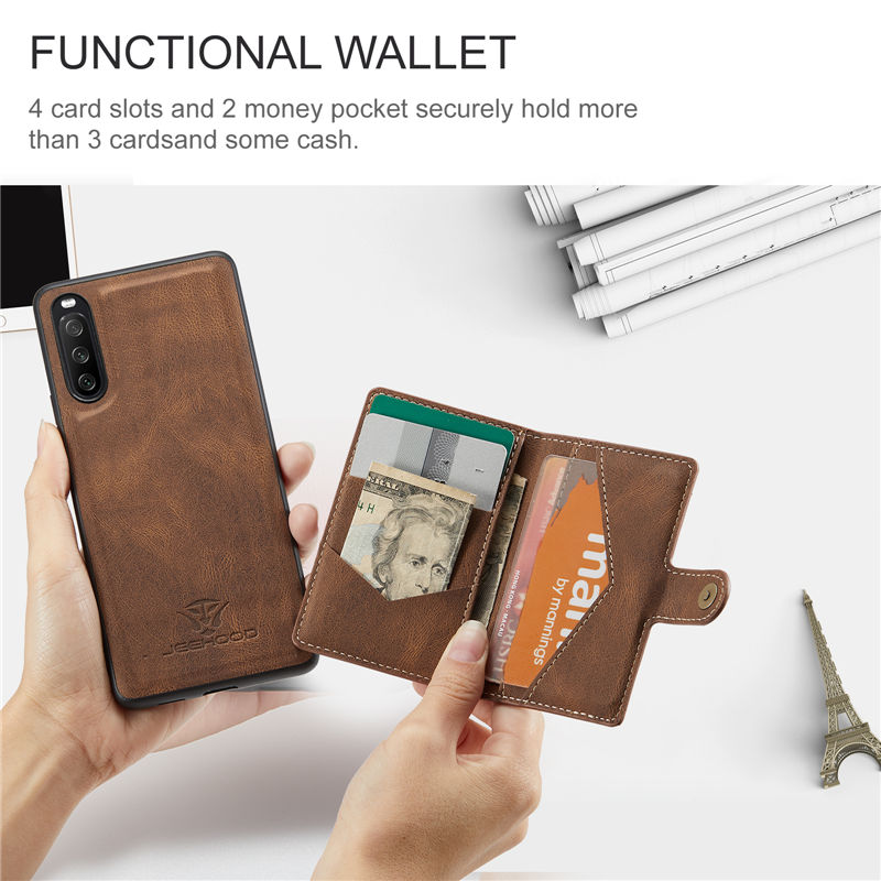 JEEHOOD Sony Xperia 1 III Wallet Case