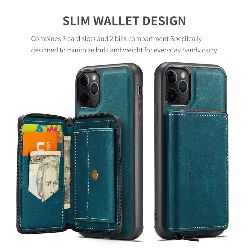 JEEHOOD iPhone 11 Pro Wallet Case