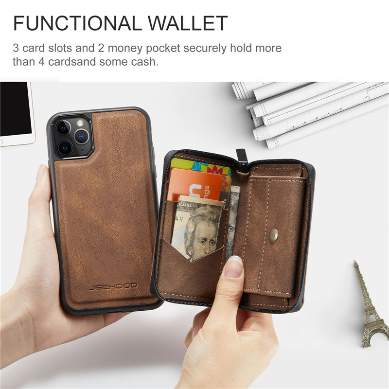 JEEHOOD iPhone 11 Pro Wallet Case