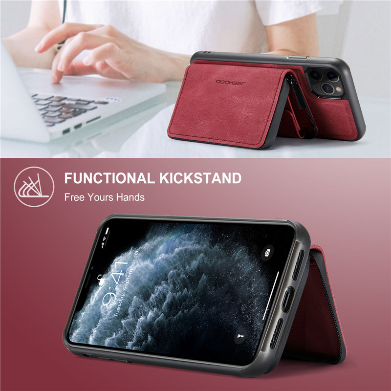 JEEHOOD iPhone 11 Pro Wallet Case