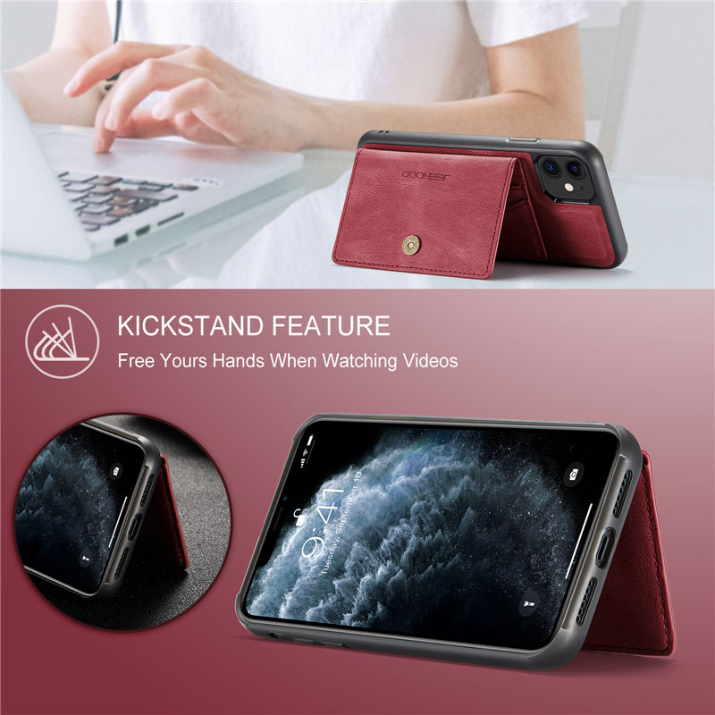 JEEHOOD iPhone 11 Pro Wallet Case